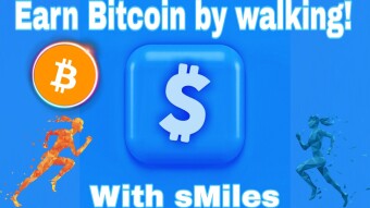 Move2Earn Bitcoin Just by Walking? Yes, it's that easy! Using the Smiles app