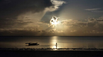 Sunrise in Zanzibar, Bweju village