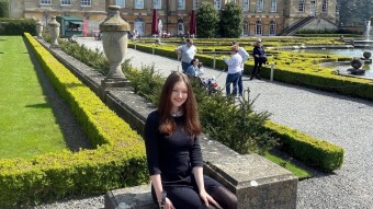 Blenheim Palace in Oxfordshire and Winston Churchill