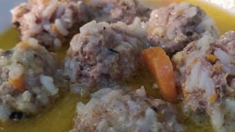 Foodbook #365 Greek meatball soup – Yuvarlakia
