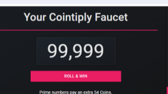Earn free Bitcoin with The cointiply Faucet