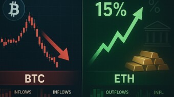 Ethereum Outshines Bitcoin in August as BTC ETF Flows Turn Choppy