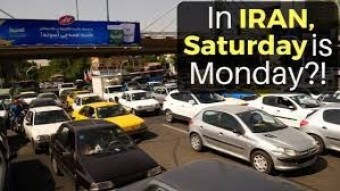 In Iran, Saturday is Monday?!