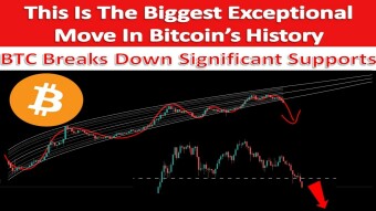 This Is The Biggest Exceptional Move In Bitcoin’s History | BTC Breaks Down Significant Supports
