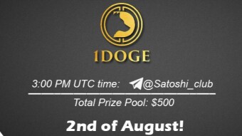 Join the AMA of Satoshi Club x 1Doge. Rewards: 500 USDT, August 2nd.
