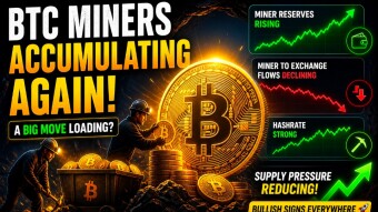 BTC Miners Are Accumulating Again — A Big Move Loading? 🚀