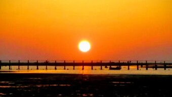 Sunset in Grado