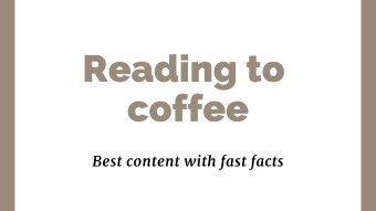 Reading to coffee #8