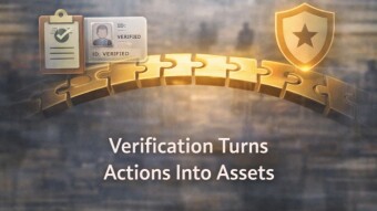 Verification Turns Actions Into Assets