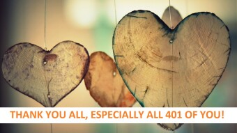 400 followers, a massive thank you!
