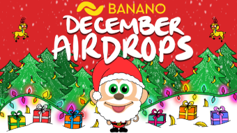 Airdrops de Diciembre: ¡BANANO Airdrop y NFTs de cryptomonKeys gratuitos para TODOS los usuarios de Publish0x!