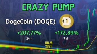 Dogecoin (Doge) pumps +300% in 24 hours