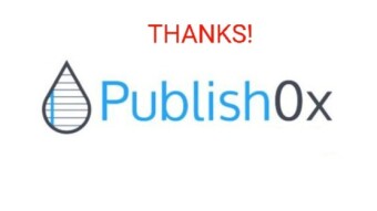 Thanks Publish0x bloggers !!