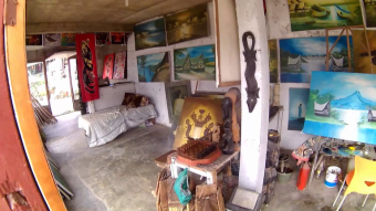 Sumatra, Samosir island on Lake Toba, Tuk Tuk town - my journey around Indonesia