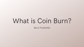 What is Coin Burn?