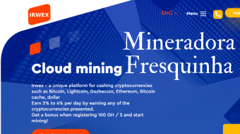 Irwex - Nova Mineradora - Minerando no Free
