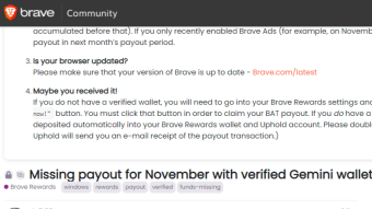 A deep dive into the rabbit hole of problems with the Brave Wallet and Brave Rewards system