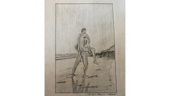 Romping on the beach