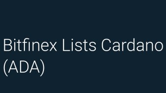 Bitfinex List Cardano (ADA)