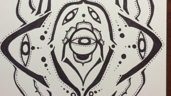 Day 11 - Fractal/Mandala Personal Drawing Challenge - 'The Opening'