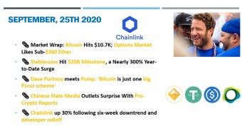 🗞 Daily Crypto News & Video, September, 25th💰