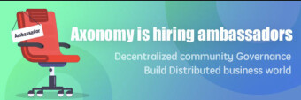 Axonomy Community is looking for Ambassadors