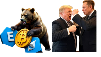 Crypto Market Shaken as Elon Musk and Donald Trump Clash Publicly