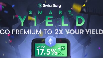 You can now earn up to 17.5% ETH yield on Swissborg wealth app