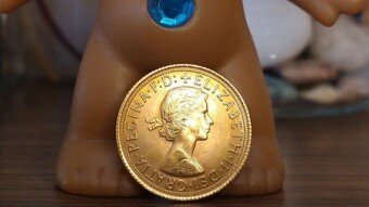 Trumpman's Treasury #8 - Gold Sovereign, Elizabeth II Young Head (1966)