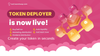 ICECREAMSWAP TOKEN DEPLOYER IS LIVE ON BASE AND CORE CHAIN (Create Your Token In Seconds)