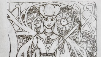 Alfons Mucha Tribute - Art Nouveau (W.I.P.)