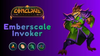 Splinterlands | The EMBERSCALE INVOKER is a Heavy and Enraged Magic Attacker