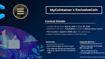 MyCointainer x Exclusive Coin Airdrop