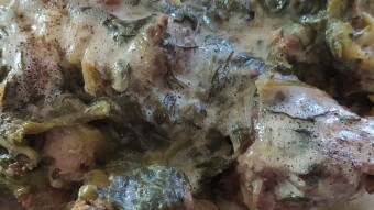 Foodbook #886 Greek lamb fricassée