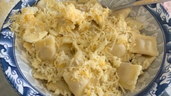 Foodbook #332 cheese ravioli