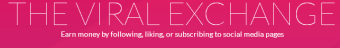 TheViralExchange - Earn cryptocurrencies on following, likes, or subscribing to social media pages!