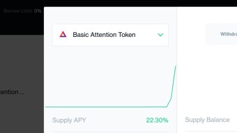 22% interest on BAT via compound.finance