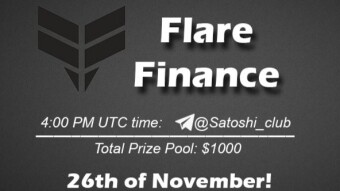 Flare Finance x SatoshiClub AMA from 26 November