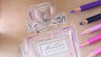 Drawing a Perfume Bottle