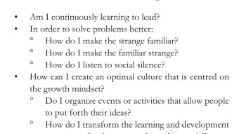 Do you use a framework when coming up with creative ideas?