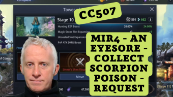 CC507 - MIR4 - An Eyesore - Collect Scorpion Poison - Request