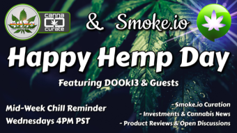 #HappyHempDay - Droppin' A D00k13 LIVE Broadcast