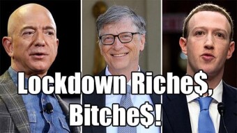 Richest Americans Getting Billion$ Richer During Lockdown, $434 Billion So Far
