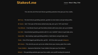 Stakes4.me - Free Bitcoin, Free Lottery Tickets And Free Gambling Credits