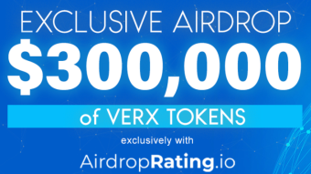 Veron Airdrop - Receive free  VERX tokens (~$14 + Referral)