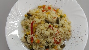 Foodbook #581 risotto with vegetables