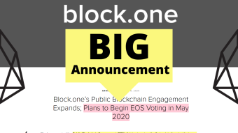 BlockOne Plans EOS BP Voting in May 2020