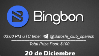 Join the AMA of Satoshi Club x Bingbon. Rewards: 100 USDT, December 20th.