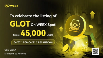Exciting News: GLOT Listing and Trading Promo on WEEX Exchange!