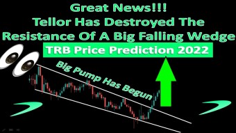 Tellor Has Destroyed The Resistance Of A Big Falling Wedge Pattern | TRB Price Prediction 2022